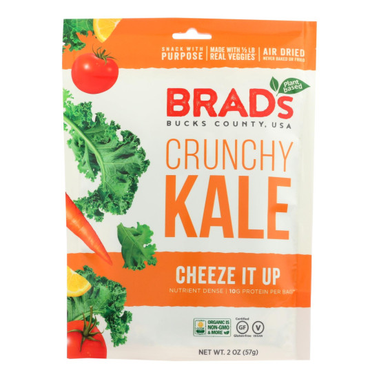 Brad s Plant Based - Crunchy Kale - Cheeze It Up - Case Of 12 - 2 Oz.idx HG2296465