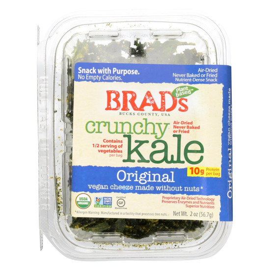 Brad s Plant Based - Crunchy Kale - Original - Case Of 12 - 2 Oz.idx HG2282267