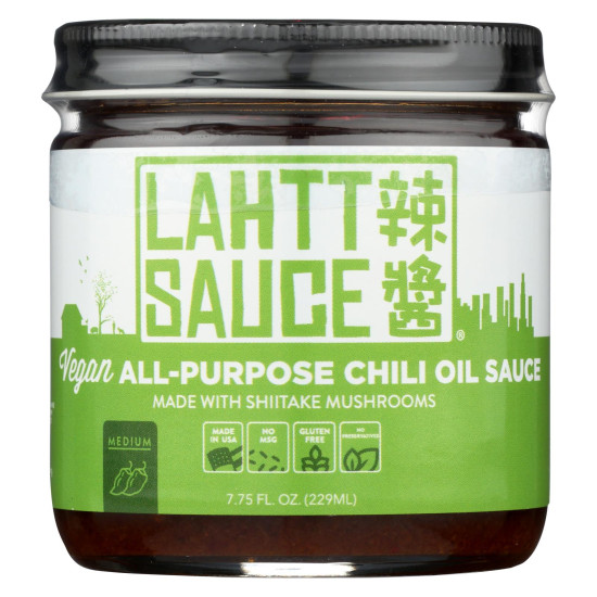 Lahtt Sauce Co - Sauce Chili Oil Vegan - Case Of 6 - 7.75 Ozidx HG2149227