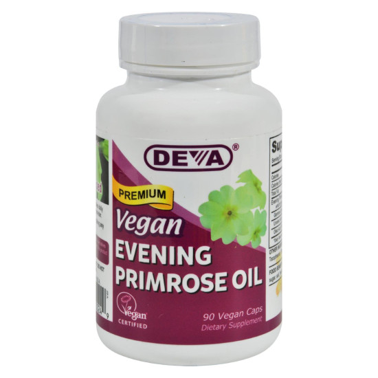 Deva Vegan Vitamins - Evening Primrose Oil - 90 Vegan Capsulesidx HG0511485