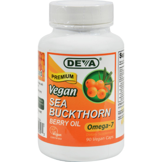 Deva Vegan Vitamins - Sea Buckthorn Oil Vegan - 90 Vegan Capsulesidx HG1194208