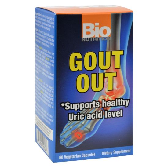 Bio Nutrition - Gout Out - 60 Vegetarian Capsulesidx HG1500941